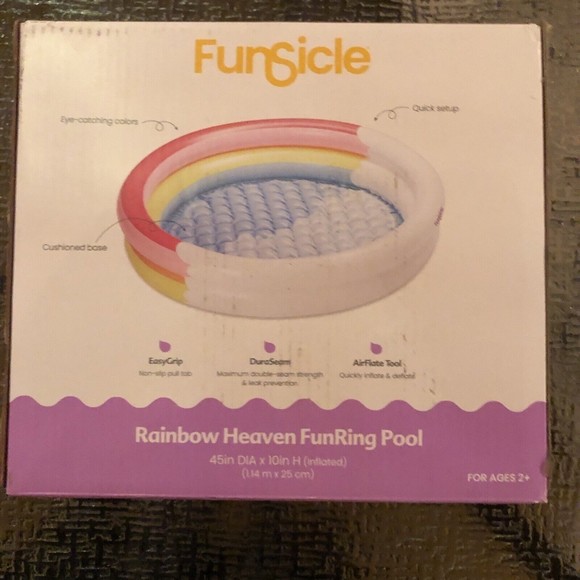 Inflatable swimming pool set of 2 - Picture 3 of 4